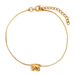 Load image into Gallery viewer, Dainty Bubble Letter Initial Bracelet
