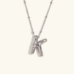 Load image into Gallery viewer, Balloon Gold Initial Necklace
