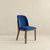 Luxury Navy Blue Velvet Dining Chairs for Elegant Dining Spaces.