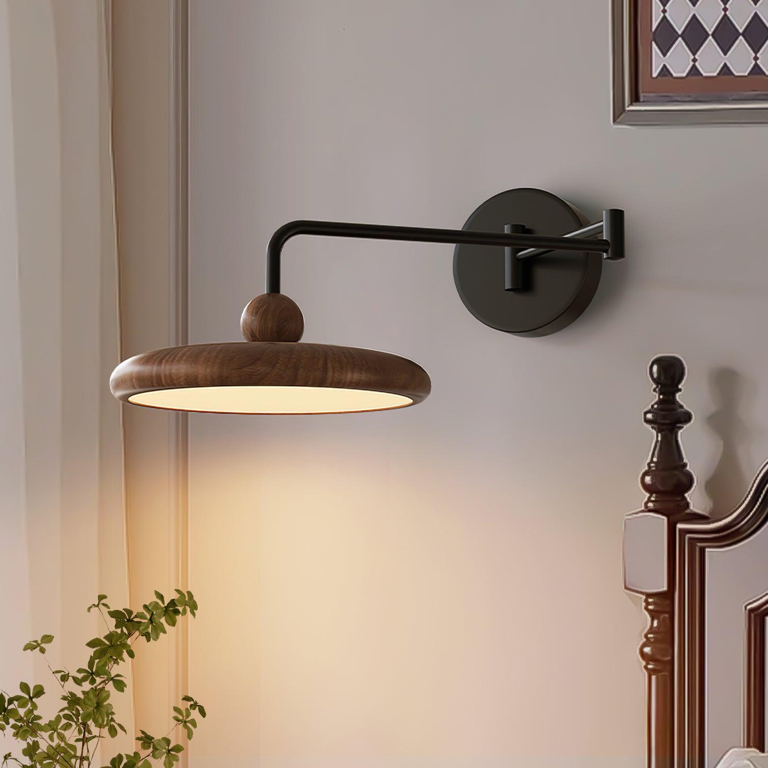 Swing Arm Contemporary Adjustable Wall Light