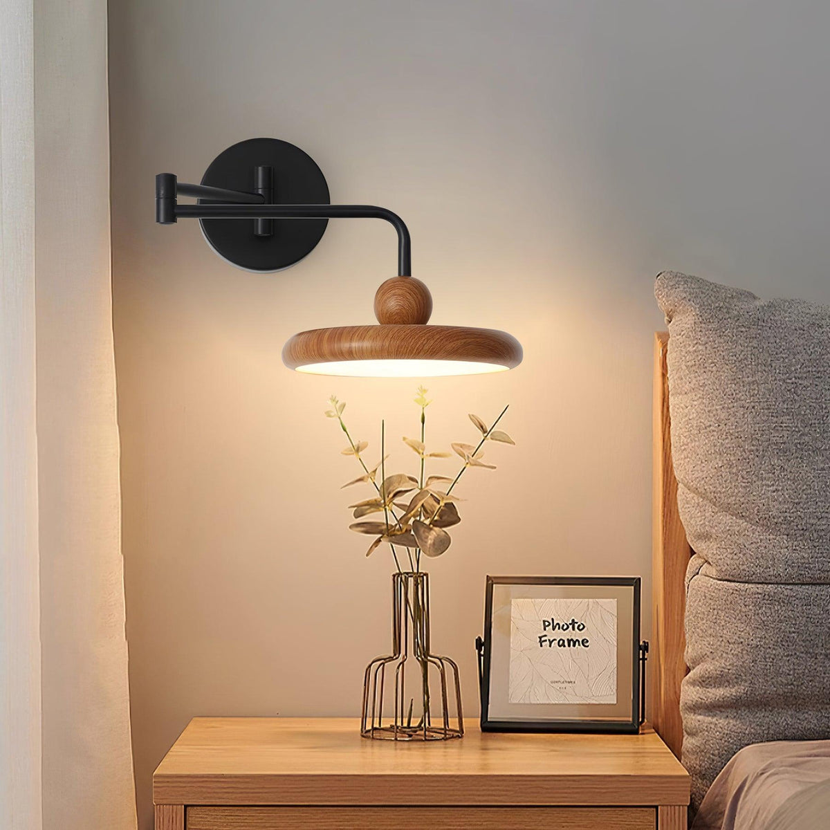 Swing Arm Contemporary Adjustable Wall Light