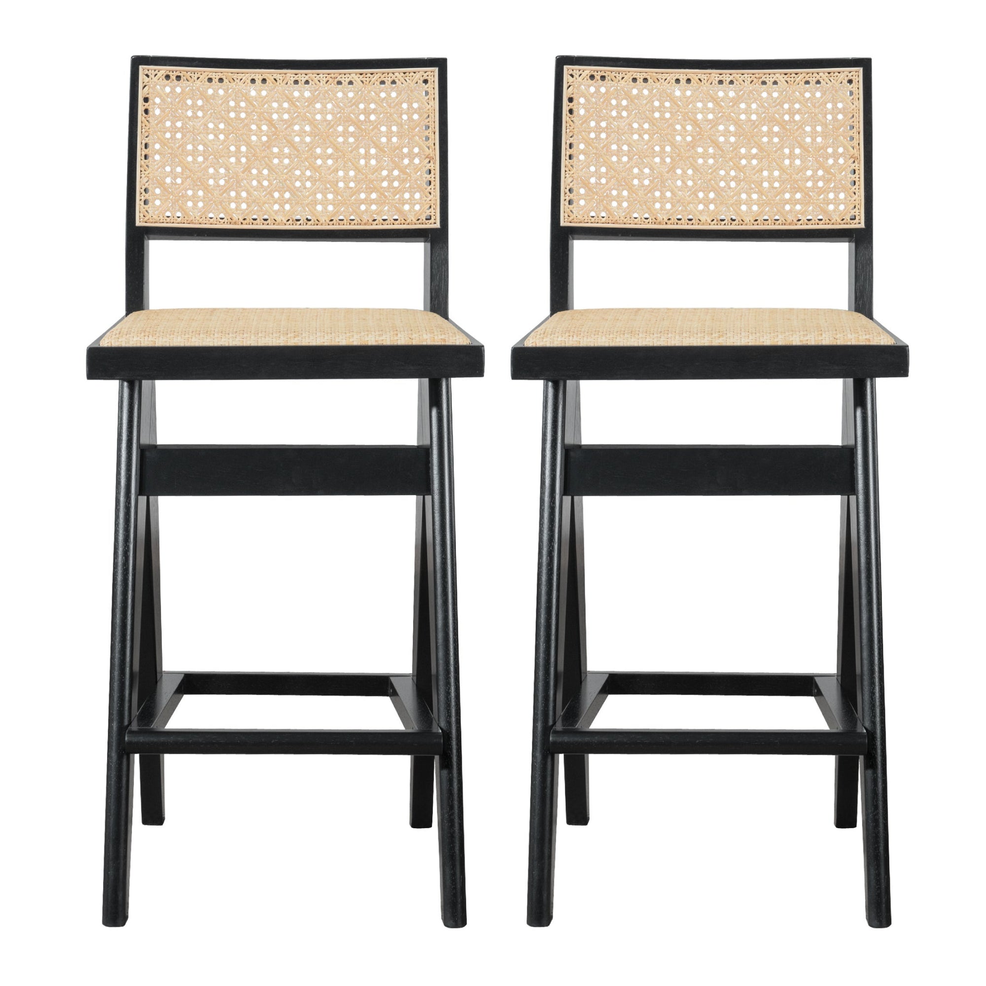 Luxury Gray Fabric Bar Stools for Elegant Dining Spaces