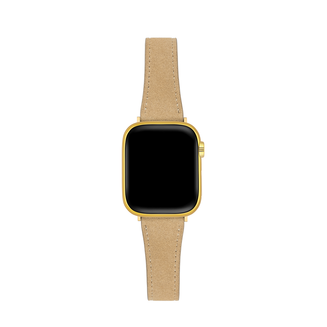 Elegant Suede Leather Apple Watch Bands for Women