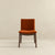 Luxury Burnt Orange Velvet Dining Chair Set for Elegant Dining Spaces