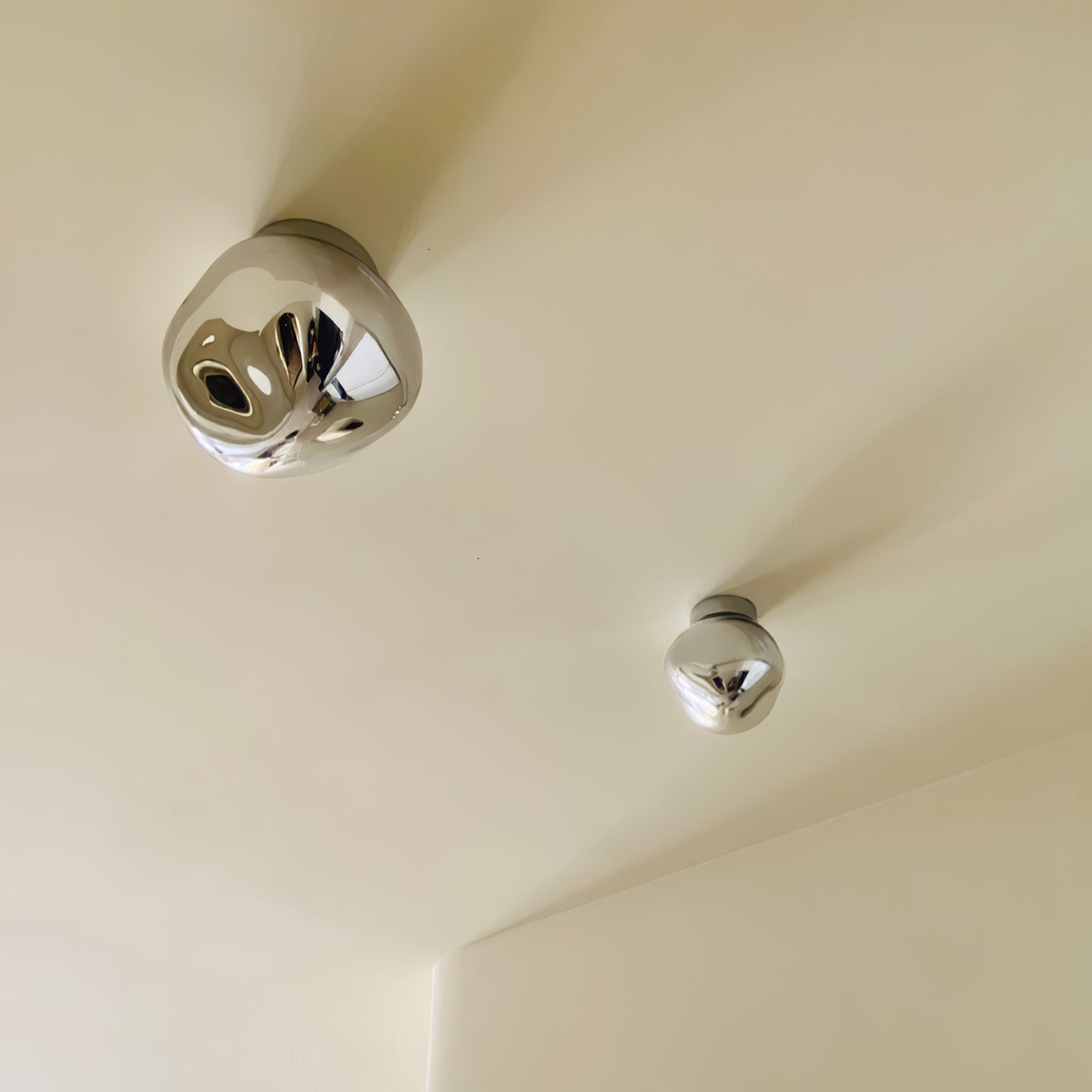 Molten Glass Mirror Contemporary Wall Lamp