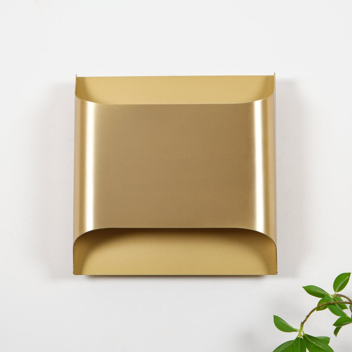 Circular Brass Nordic Inspired Wall Sconce