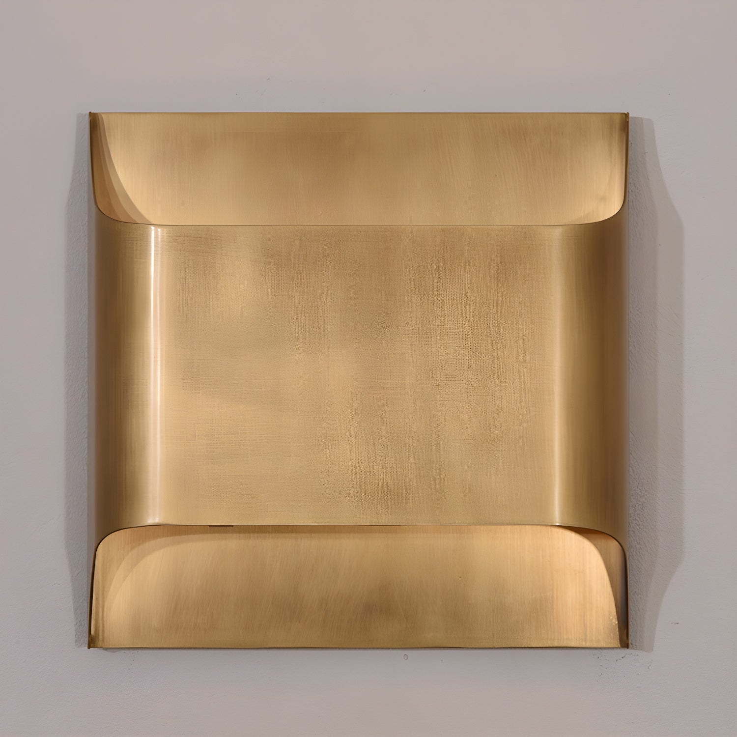 Circular Brass Nordic Inspired Wall Sconce