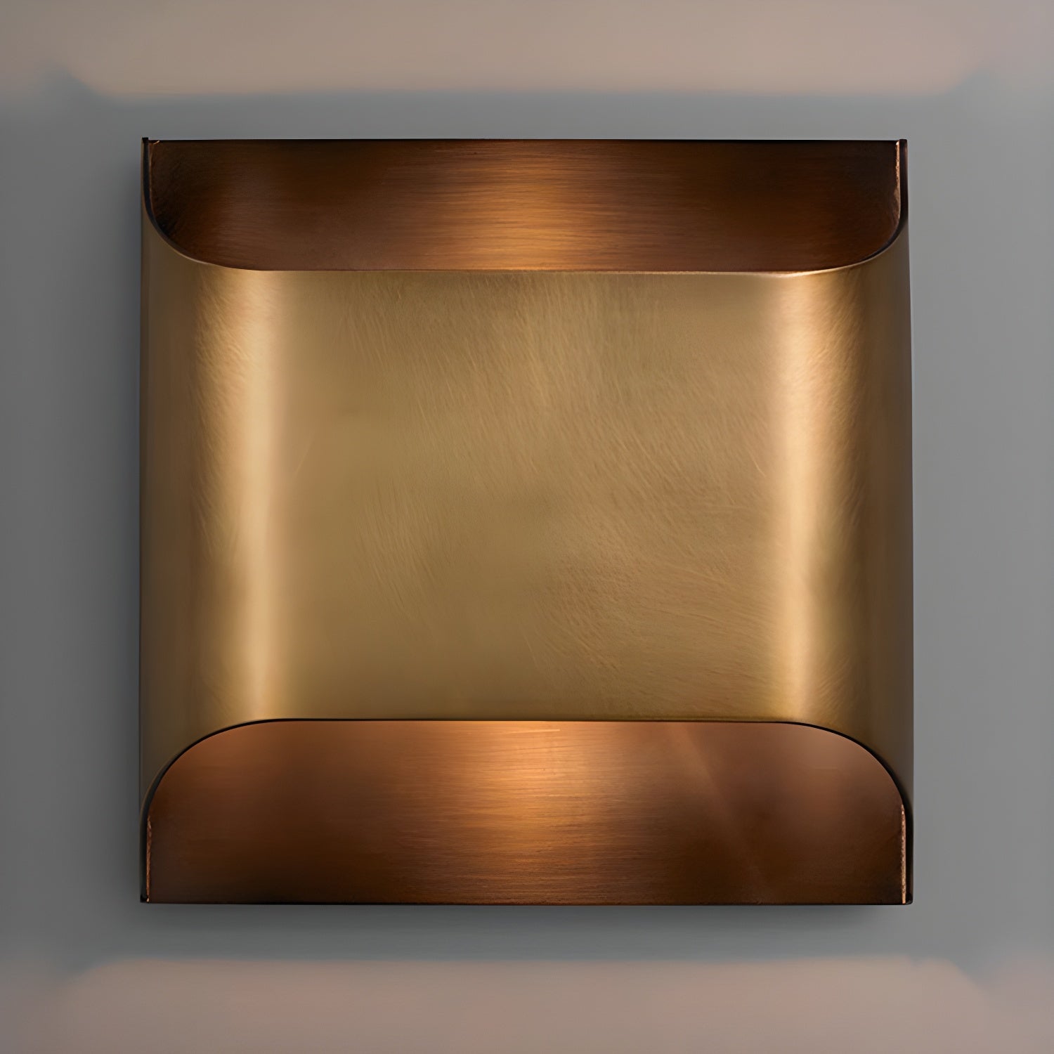 Circular Brass Nordic Inspired Wall Sconce