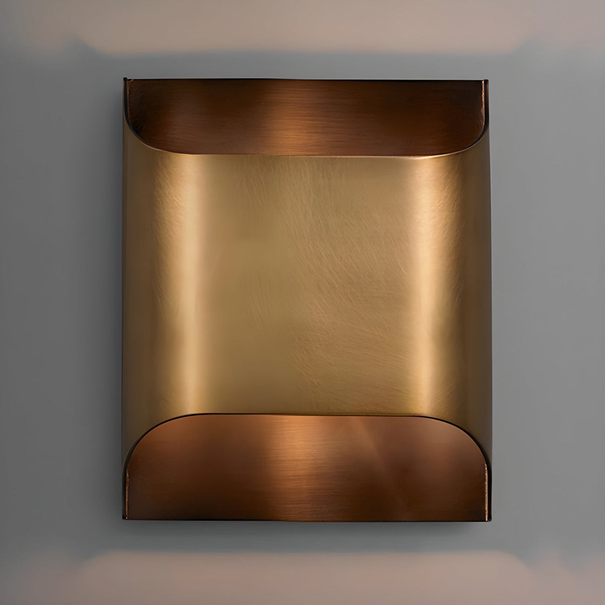 Circular Brass Nordic Inspired Wall Sconce