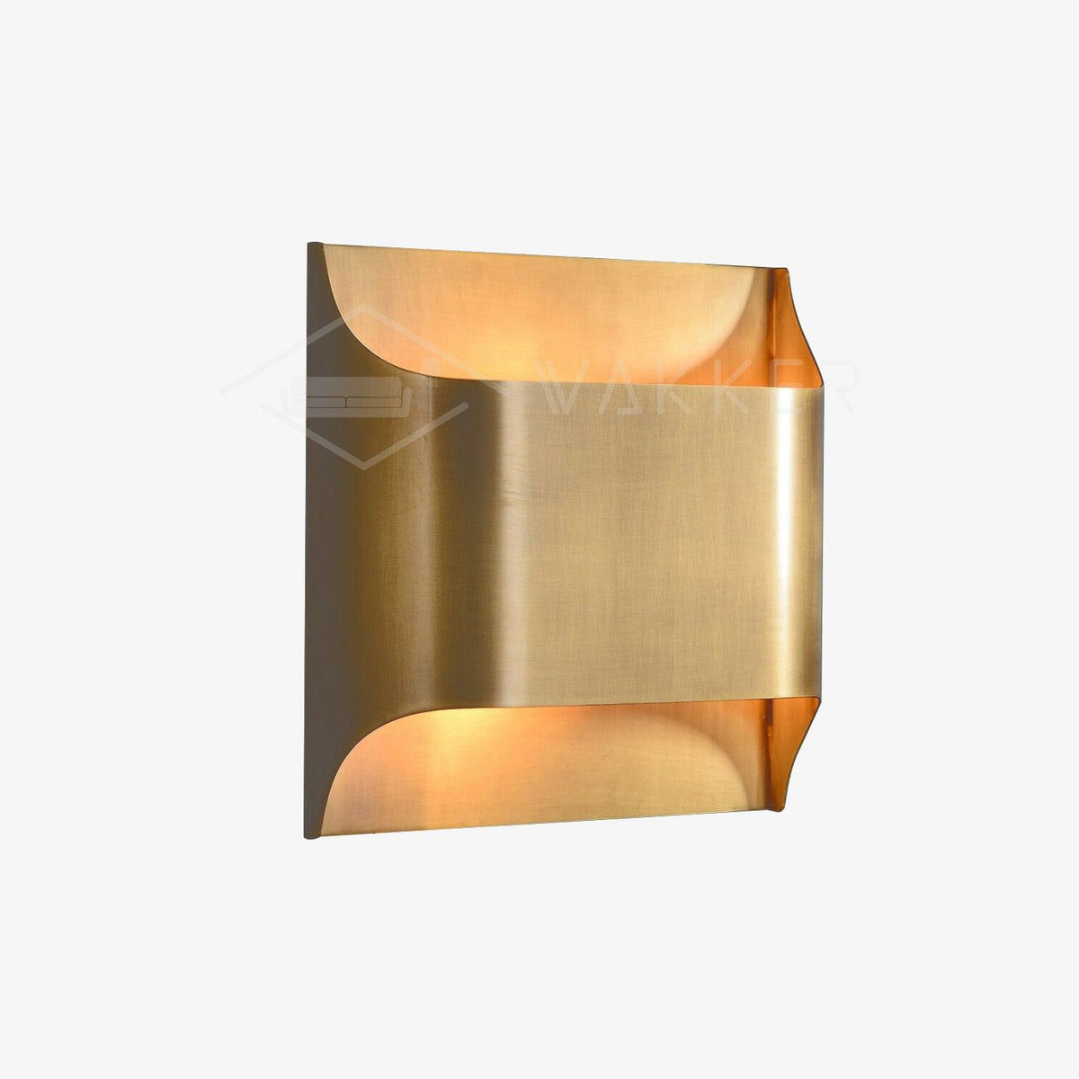 Circular Brass Nordic Inspired Wall Sconce