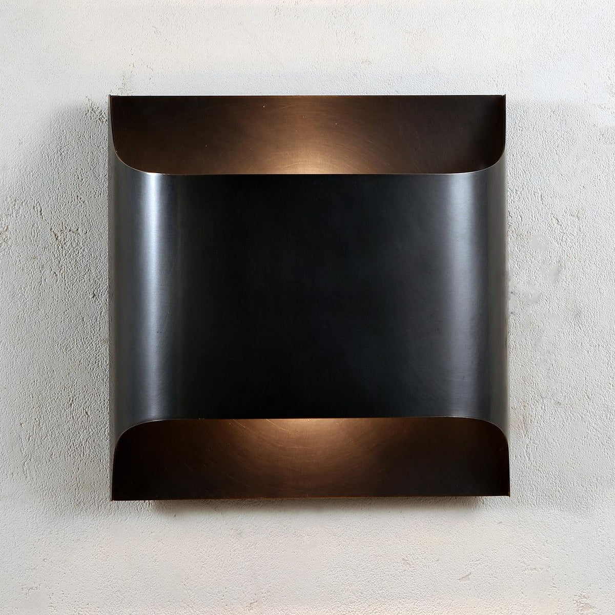 Circular Brass Nordic Inspired Wall Sconce