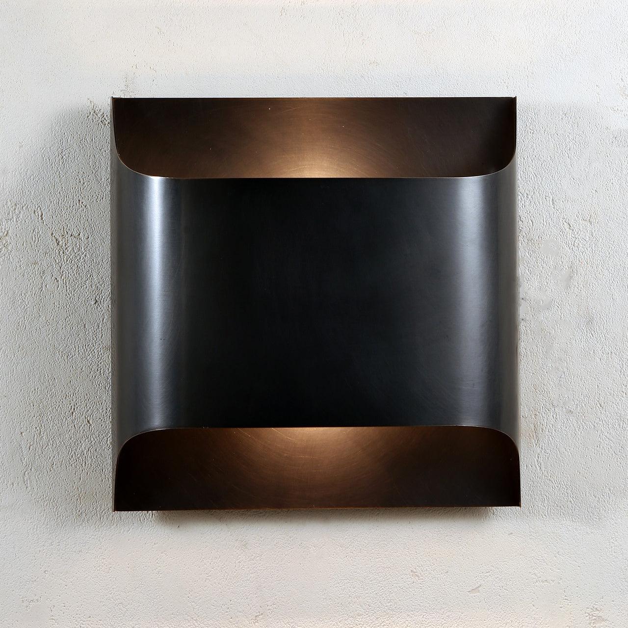 Circular Brass Nordic Inspired Wall Sconce