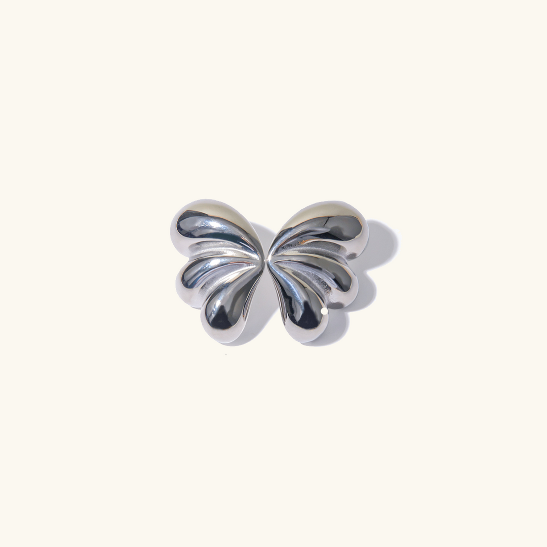 Mika Gold Butterfly Earrings