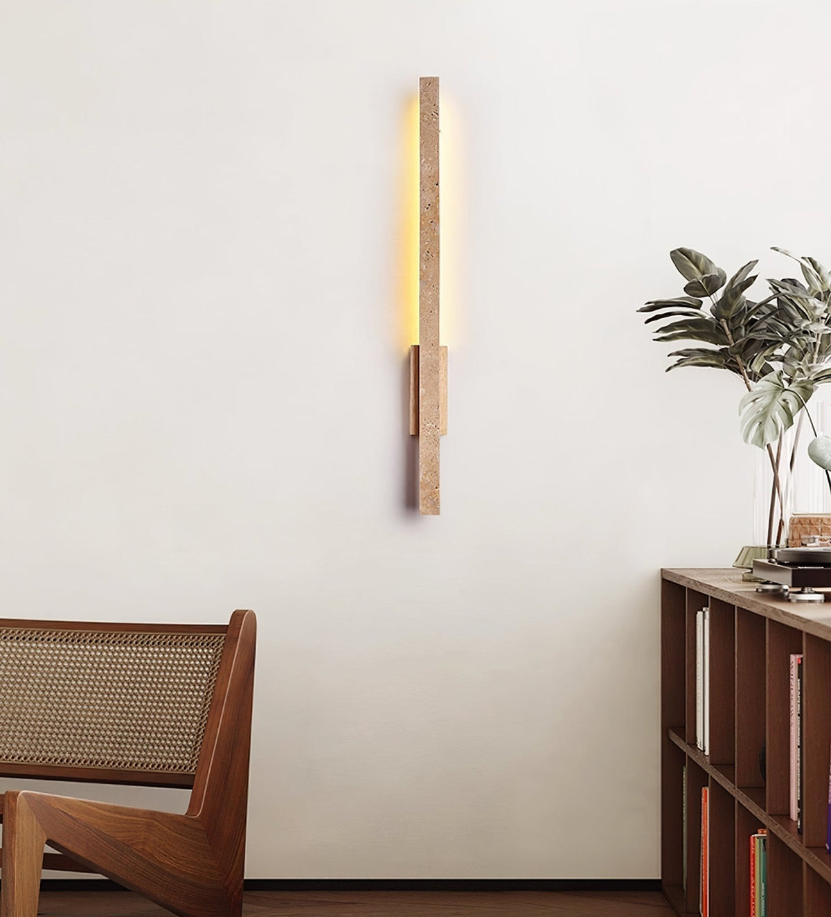 Vertical Stone Nordic Inspired Wall Light