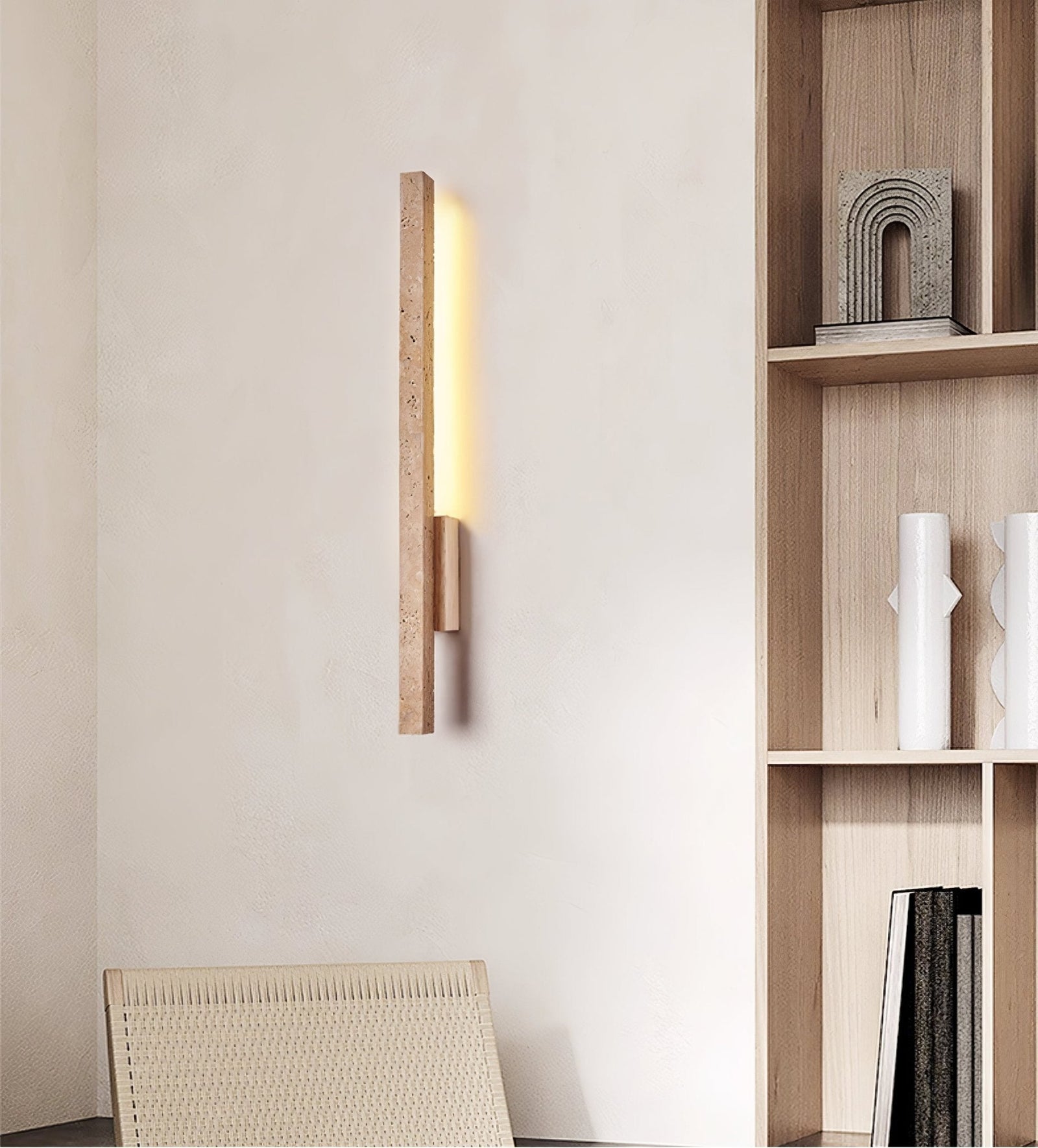 Vertical Stone Nordic Inspired Wall Light