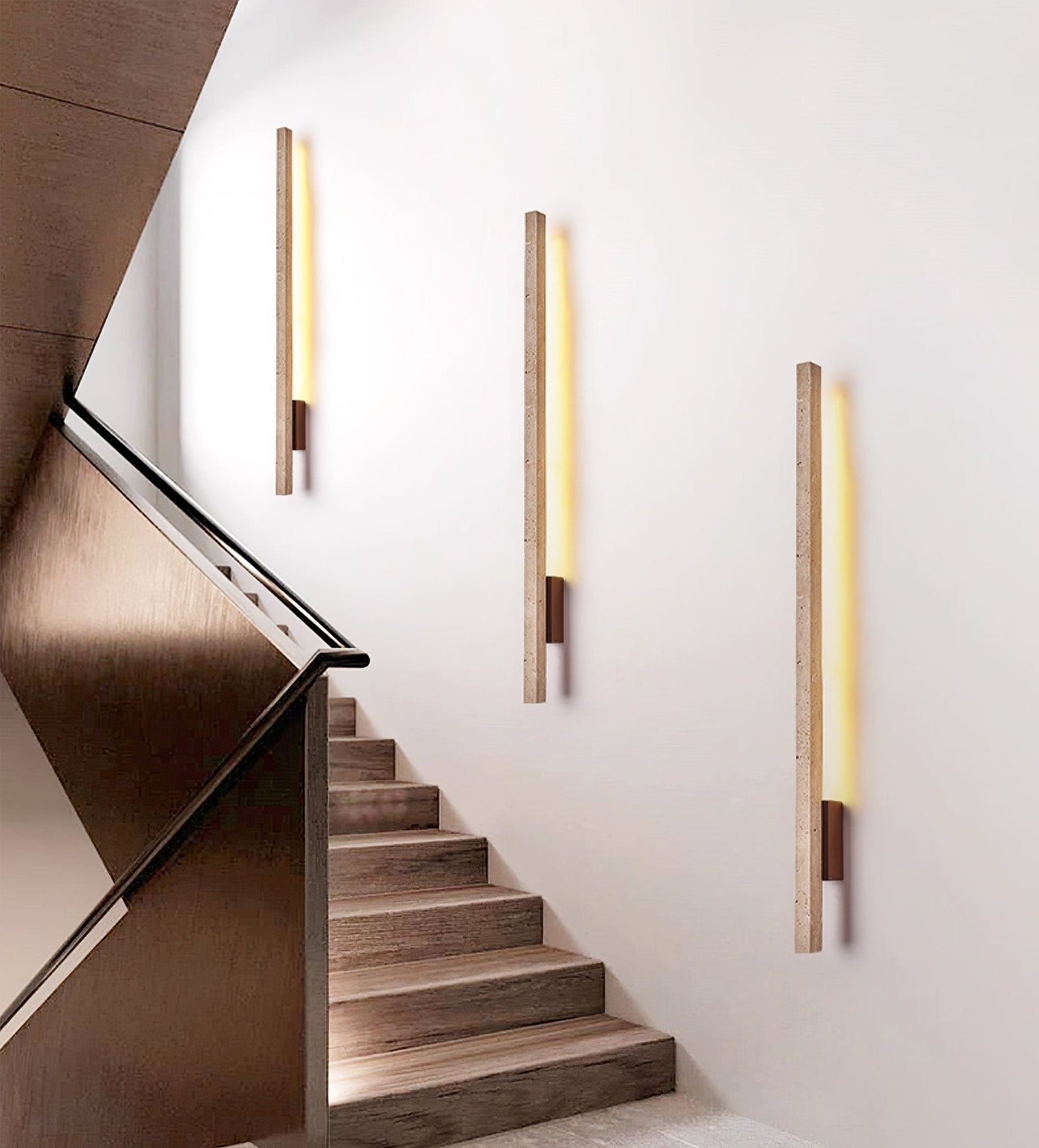 Vertical Stone Nordic Inspired Wall Light