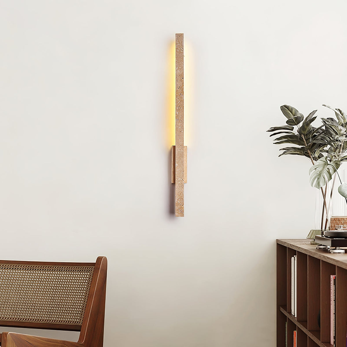 Vertical Stone Nordic Inspired Wall Light
