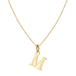 Load image into Gallery viewer, 14k Sleek Serif Initial Necklace
