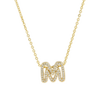 Load image into Gallery viewer, Dazzling Diamond Initial Necklace
