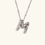 Load image into Gallery viewer, Balloon Gold Initial Necklace
