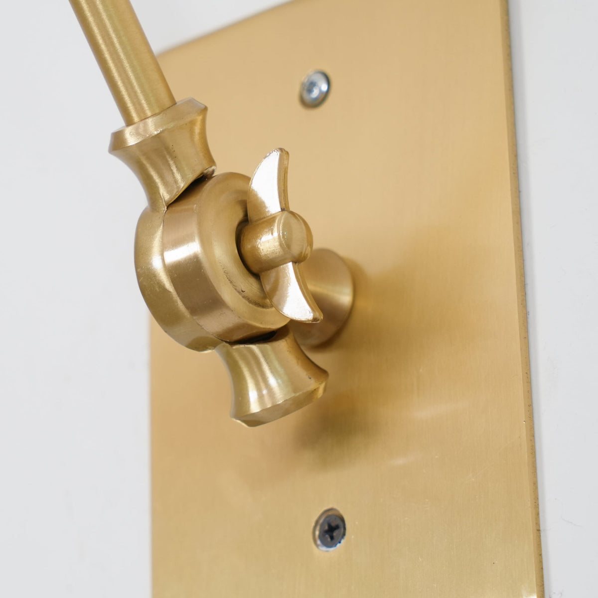 Edge Angled Shade Midcentury Inspired Wall Lamp