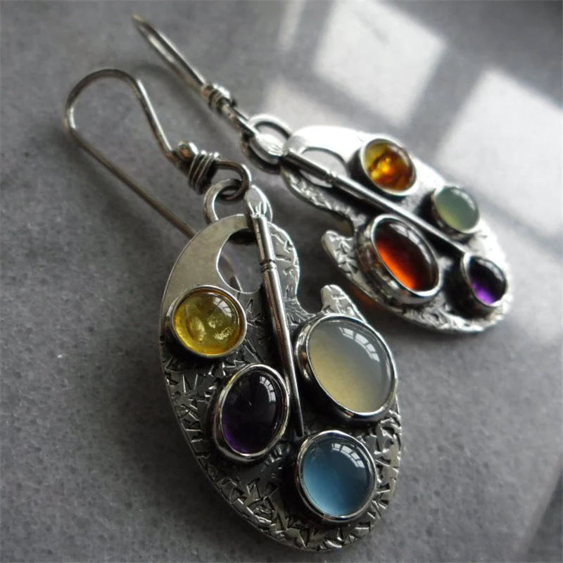 Chic Multicolour Vintage Earrings
