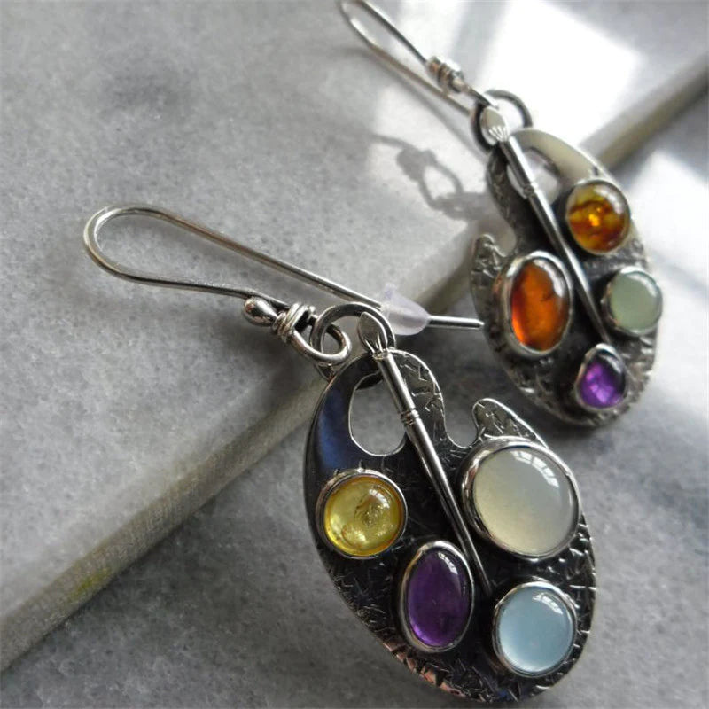 Chic Multicolour Vintage Earrings