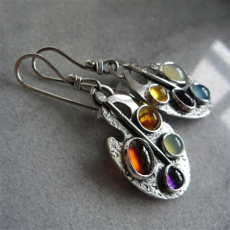 Chic Multicolour Vintage Earrings