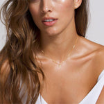 Load image into Gallery viewer, 14k Sleek Serif Initial Necklace
