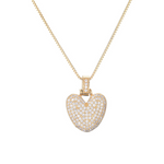 Load image into Gallery viewer, 14k Diamond Dazzle Bubble Initial Necklace
