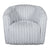 Luxury Light Grey Soft Plush Fabric Swivel Chair for Living Spaces