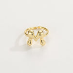 Load image into Gallery viewer, Cute Bubble Letter Initial Ring
