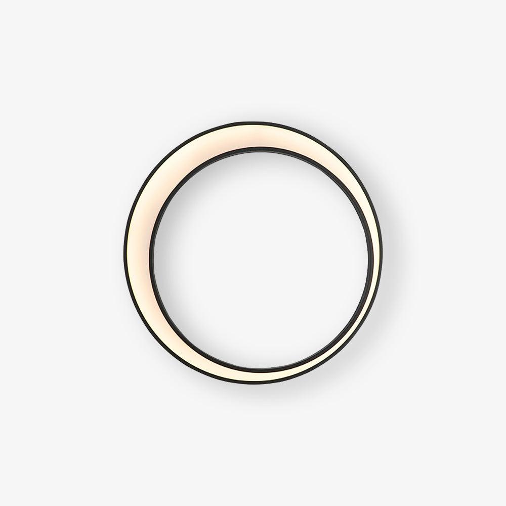 Moon Shaped Contemporary Outdoor Wall Light