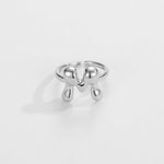 Load image into Gallery viewer, Cute Bubble Letter Initial Ring
