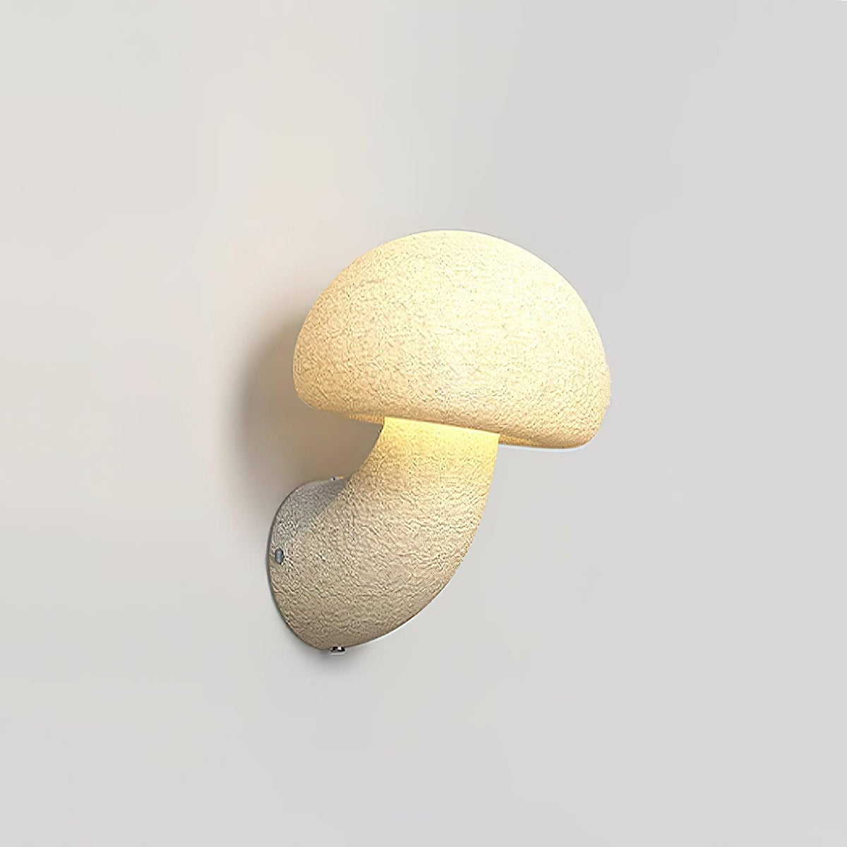 Mushroom Resin Contemporary Ambient Wall Lamp
