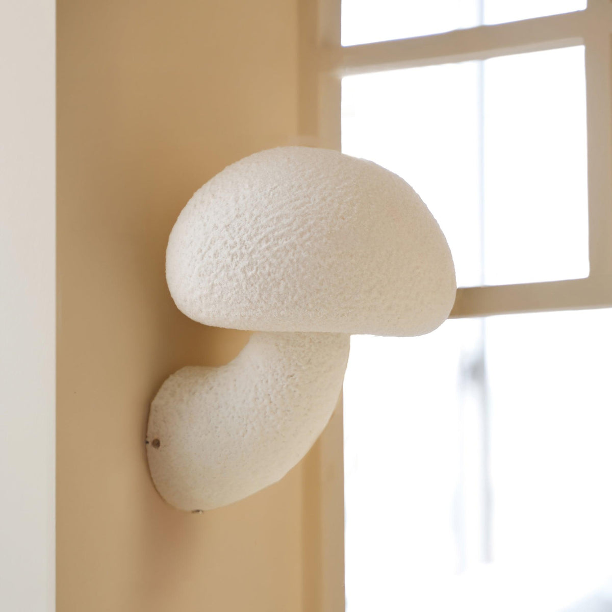 Mushroom Resin Contemporary Ambient Wall Lamp