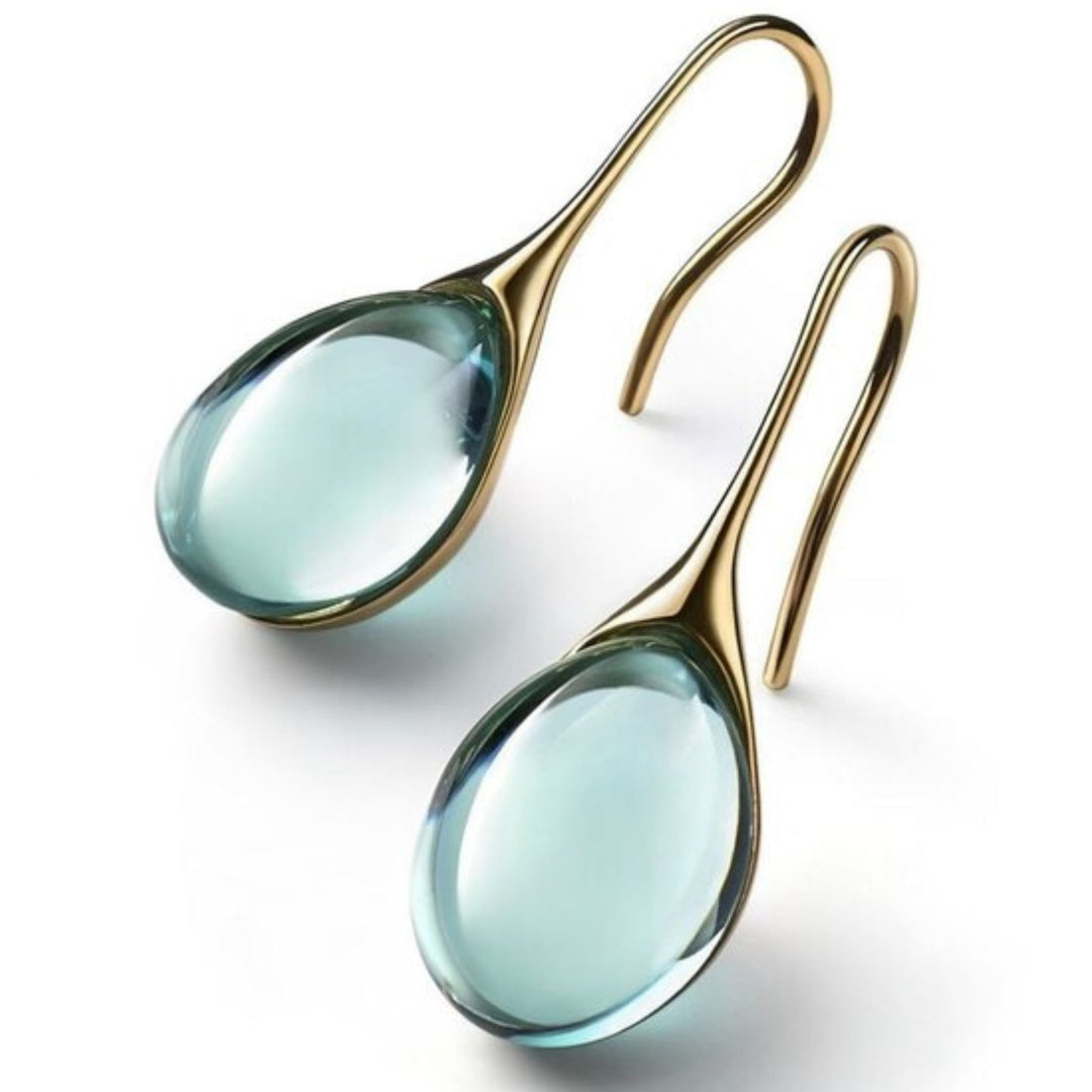 Bohemian Crystal Drop Earrings