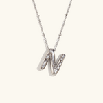 Load image into Gallery viewer, Balloon Gold Initial Necklace

