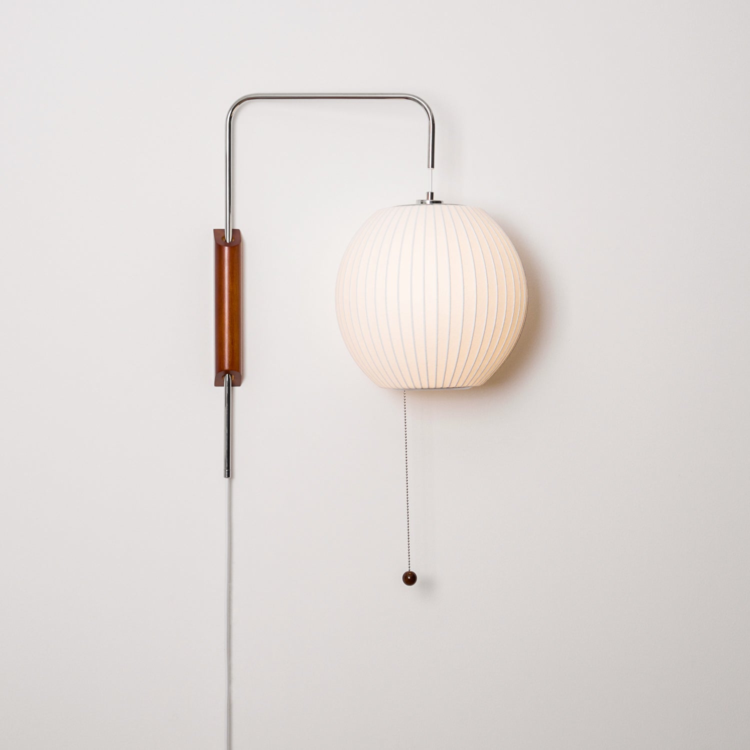 Spherical Contemporary Wall Sconce Swivel Arm
