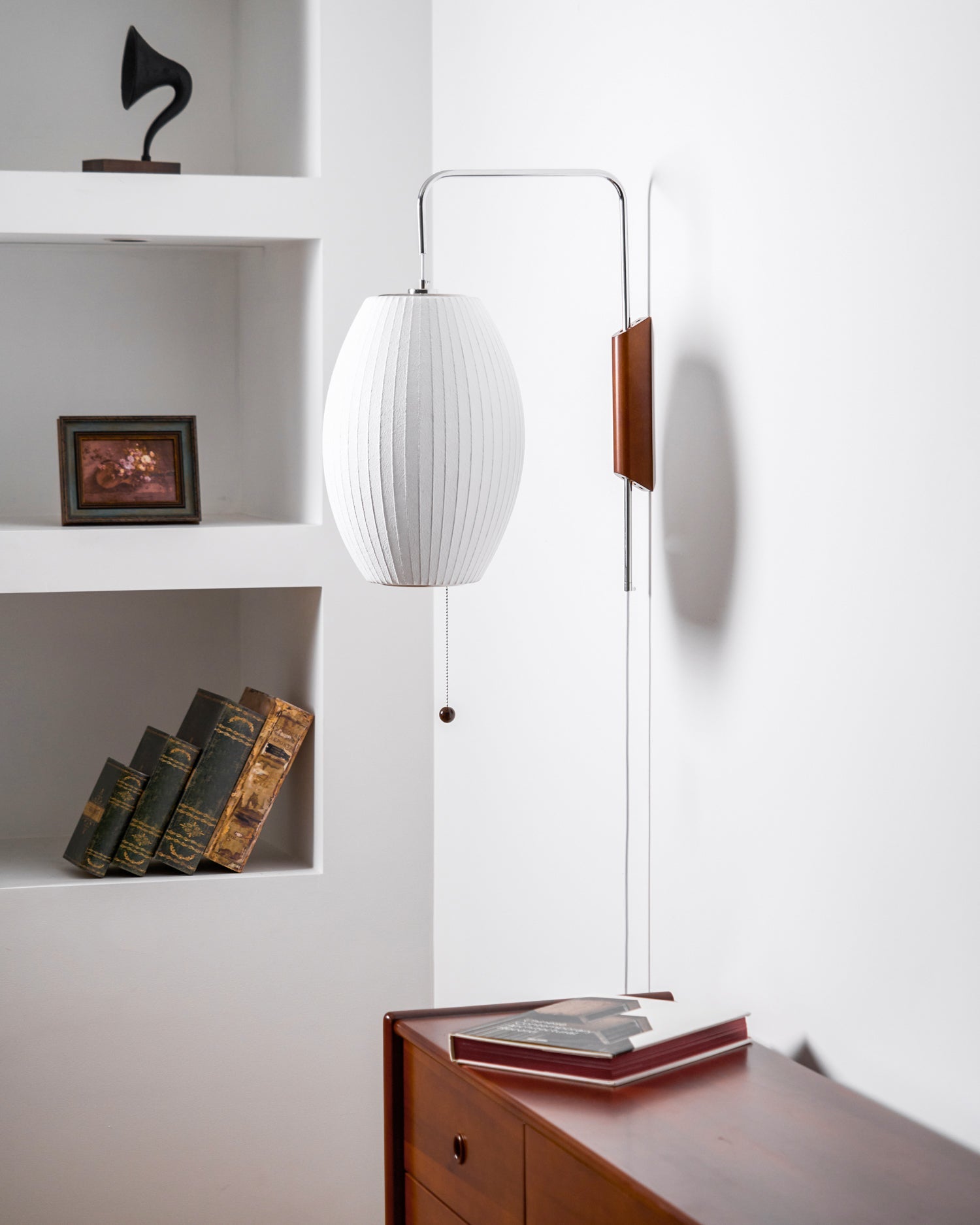 Spherical Contemporary Wall Sconce Swivel Arm