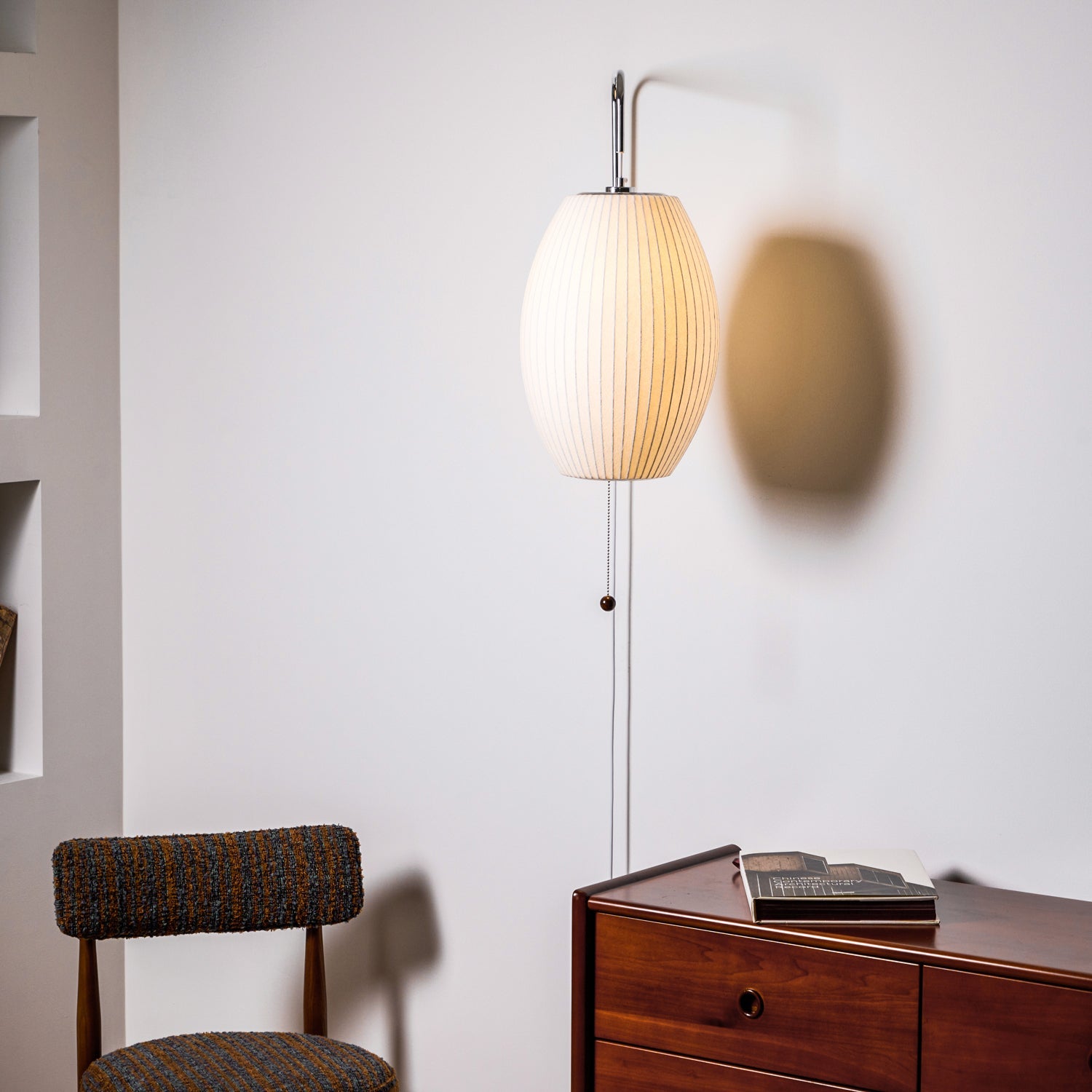 Spherical Contemporary Wall Sconce Swivel Arm