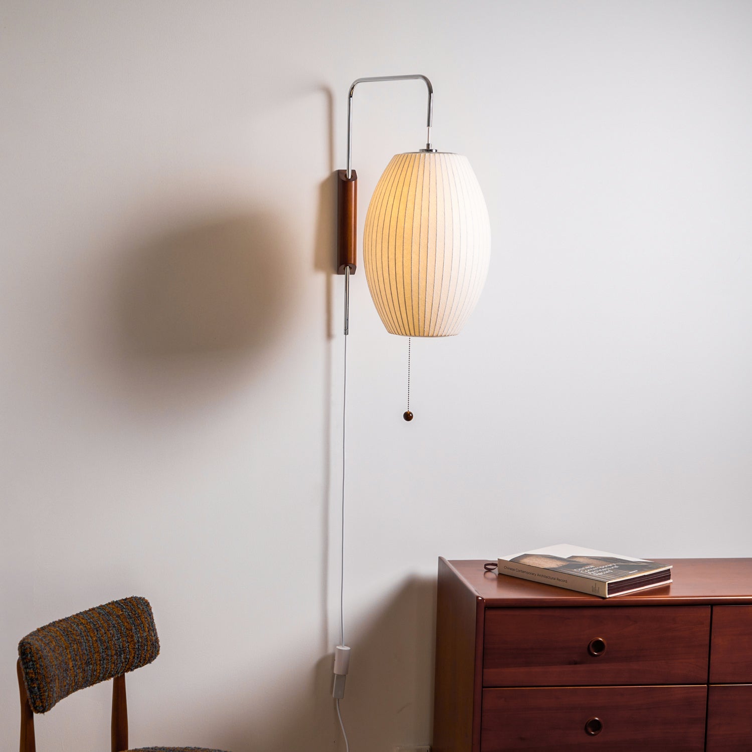 Spherical Contemporary Wall Sconce Swivel Arm