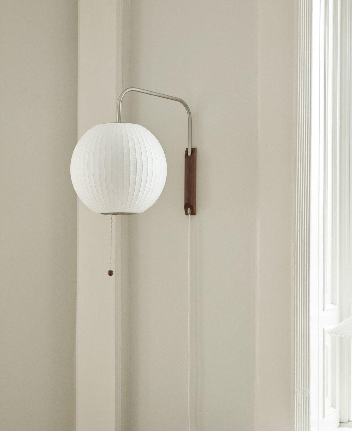 Spherical Contemporary Wall Sconce Swivel Arm