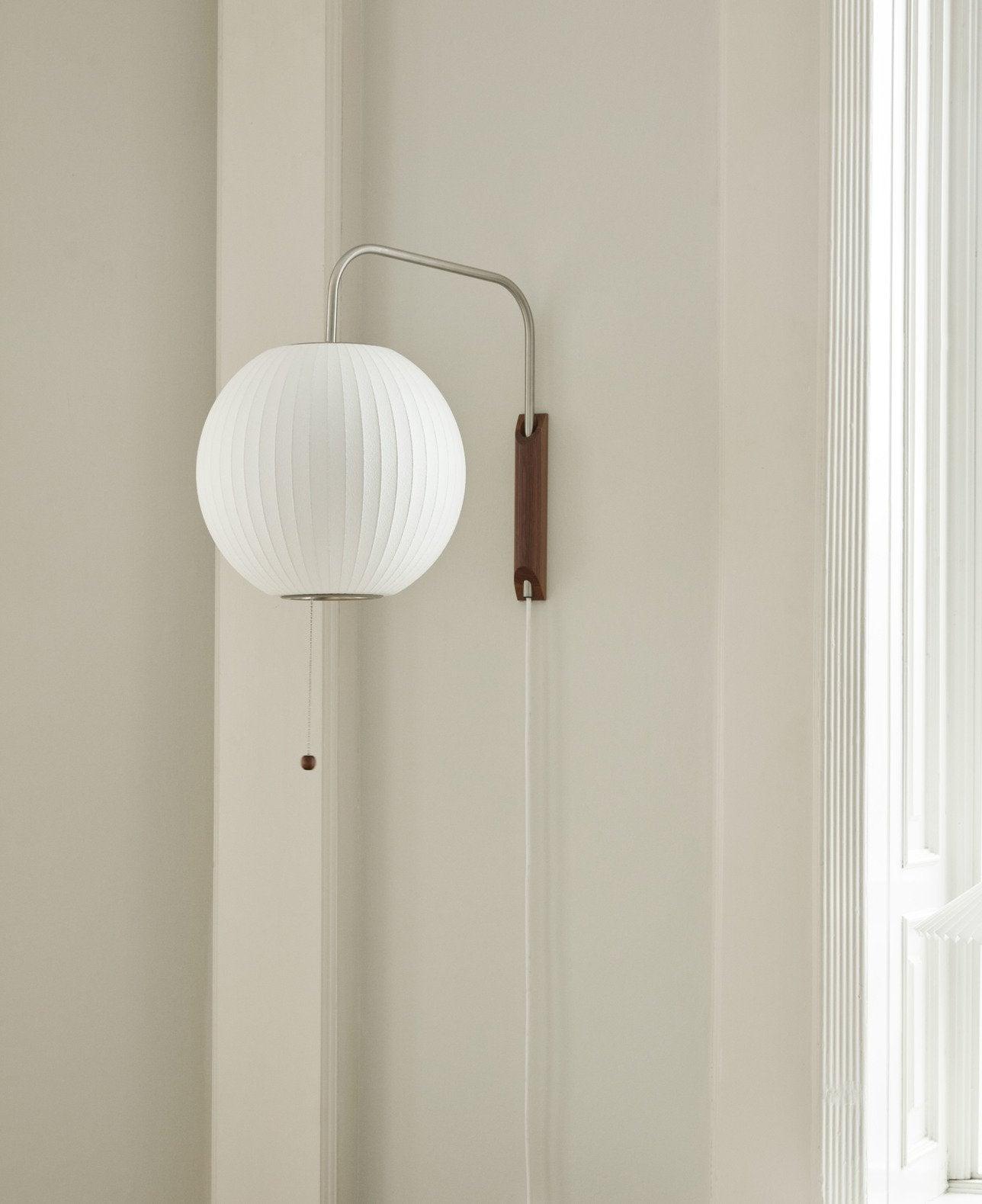 Spherical Contemporary Wall Sconce Swivel Arm