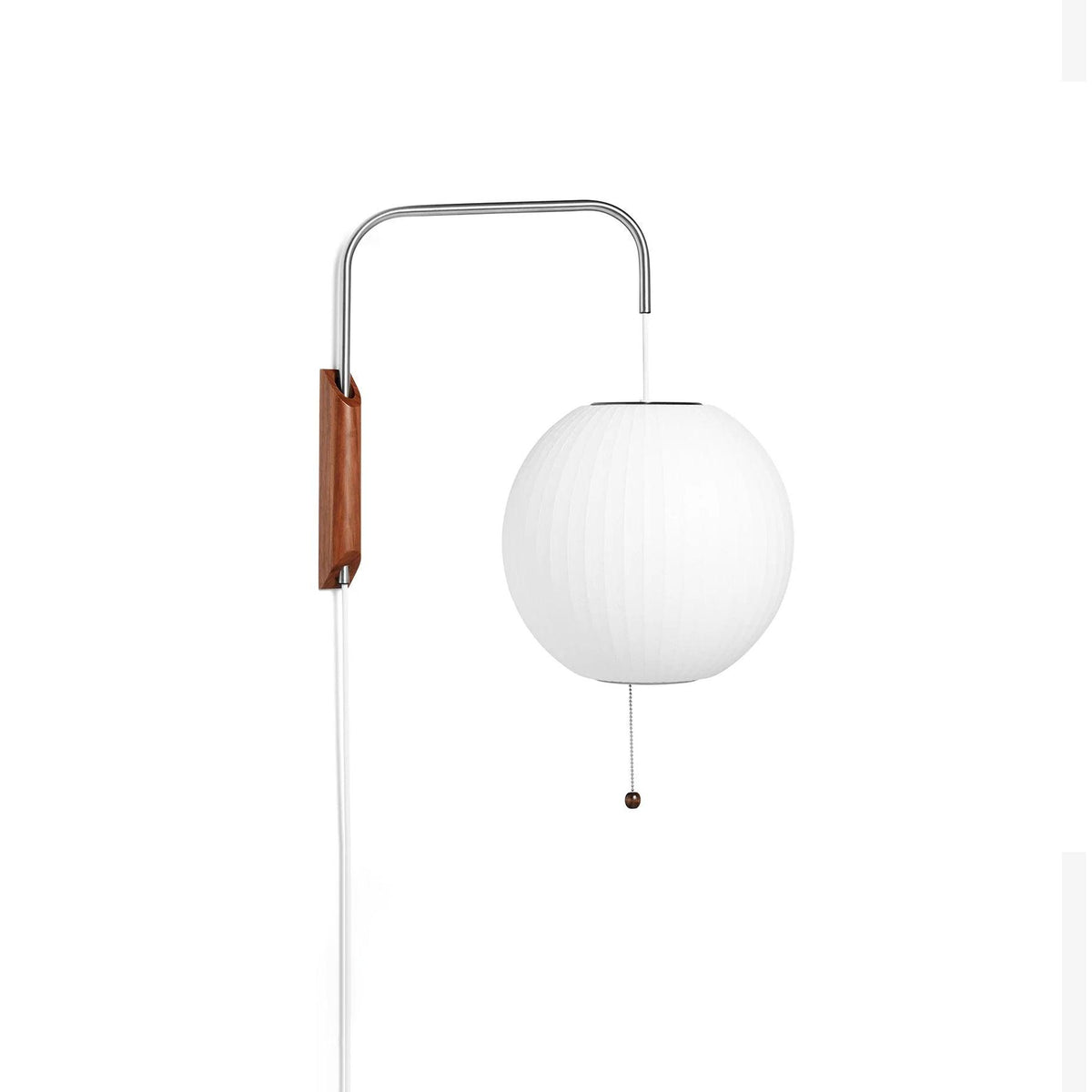 Spherical Contemporary Wall Sconce Swivel Arm