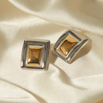 Load image into Gallery viewer, Jocelyn Gold Box Earrings

