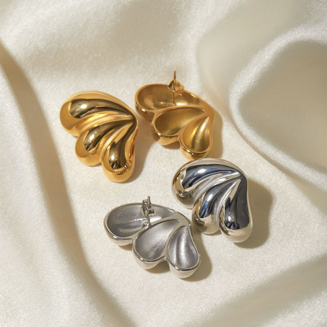 Mika Gold Butterfly Earrings