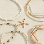 Load image into Gallery viewer, 7pc Boho Beach Bracelet Stack
