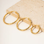 Load image into Gallery viewer, Zephy Twisted Hoop Earrings
