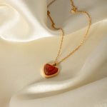 Load image into Gallery viewer, Cecily Gold Heart Necklace
